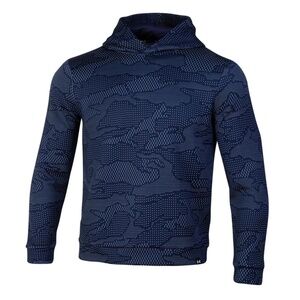 Under Armour Drive Midlayer Jacquard Golf Hoodie Midnight Heather Large